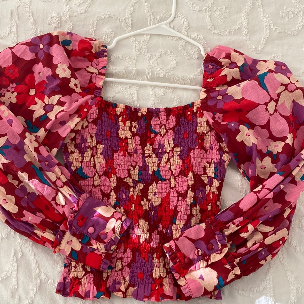 Free people floral top